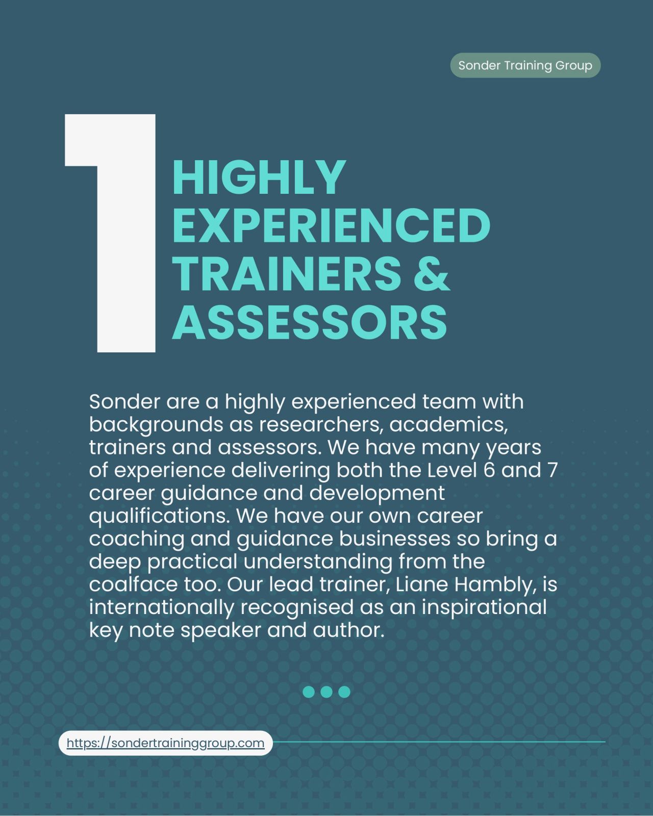 1. Highly Experienced Trainers & Assessors