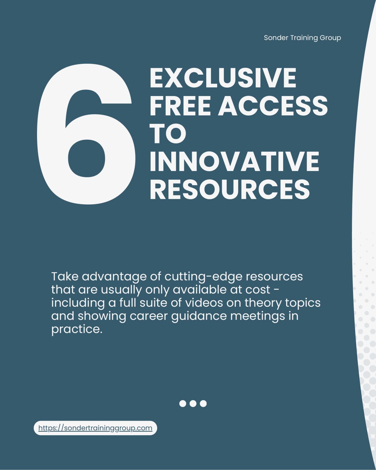 6. Exclusive Free Access to Innovative Resources