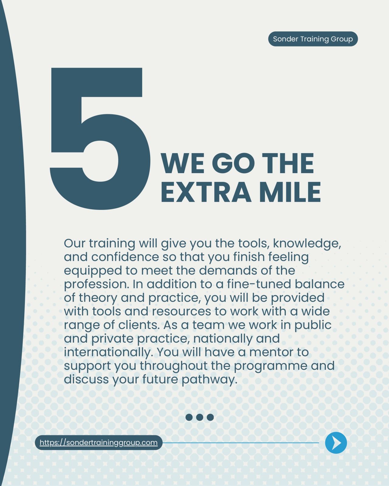 5. We Go the Extra Mile
